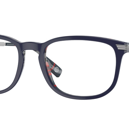 Burberry CEDRIC BE2369 Rectangle Eyeglasses  3956-Top Blue On Navy Check 54-145-20 - Color Map Blue