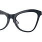 Burberry ANGELICA BE2373U Cat Eye Eyeglasses  3961-Blue 54-140-19 - Color Map Blue