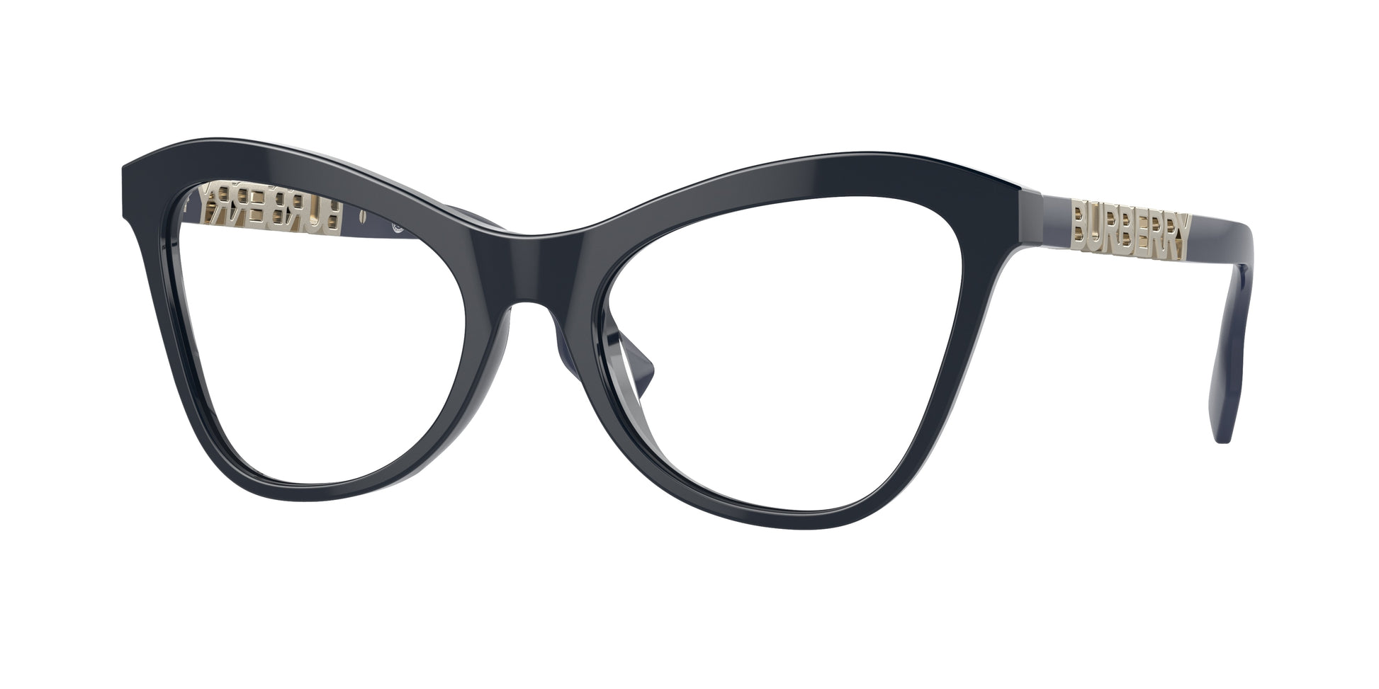 Burberry ANGELICA BE2373U Cat Eye Eyeglasses  3961-Blue 54-140-19 - Color Map Blue
