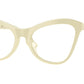 Burberry ANGELICA BE2373U Cat Eye Eyeglasses  4066-Yellow 52-140-19 - Color Map Yellow