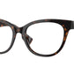 Burberry EVELYN BE2375 Cat Eye Eyeglasses  3002-Dark Havana 53-140-17 - Color Map Brown