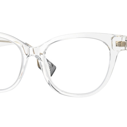 Burberry EVELYN BE2375 Cat Eye Eyeglasses  3024-Transparent 53-140-17 - Color Map Transparent