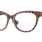 Burberry EVELYN BE2375 Cat Eye Eyeglasses  3966-Check Brown 53-140-17 - Color Map Brown
