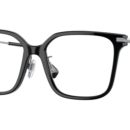 Burberry ELIZABETH BE2376 Square Eyeglasses  3001-Black 54-140-16 - Color Map Black