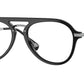 Burberry BAILEY BE2377 Pilot Eyeglasses  3001-Black 55-145-18 - Color Map Black