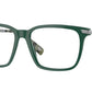 Burberry ELLIS BE2378 Square Eyeglasses  4059-Green 55-150-16 - Color Map Green