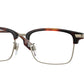 Burberry TYLER BE2383TD Rectangle Eyeglasses  3316-Light Havana 54-145-18 - Color Map Tortoise