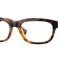 Burberry BE2385U Irregular Eyeglasses  3002-Dark Havana 56-145-19 - Color Map Brown