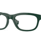 Burberry BE2385U Irregular Eyeglasses  4038-Green 56-145-19 - Color Map Green