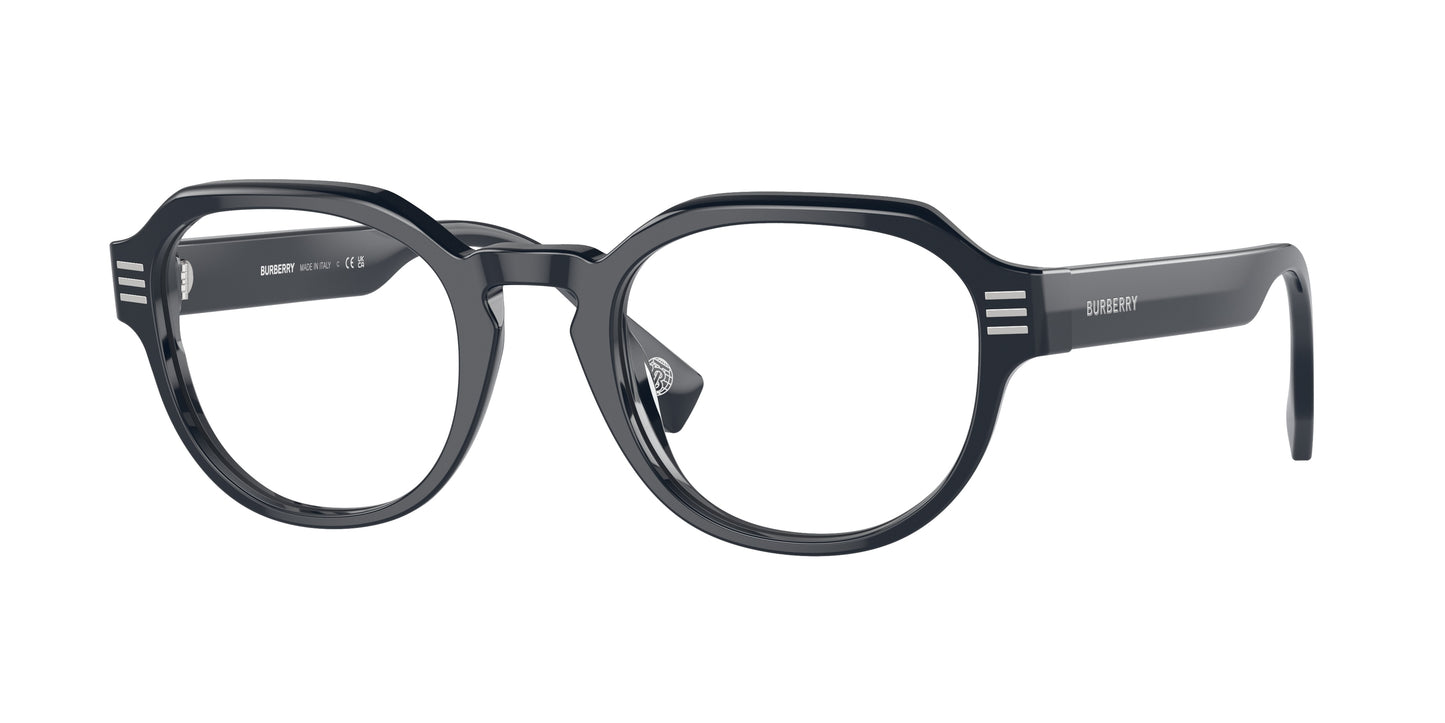 Burberry BE2386F Round Eyeglasses  3961-Blue 51-150-22 - Color Map Blue