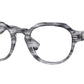 Burberry BE2386F Round Eyeglasses  4097-Grey 51-150-22 - Color Map Grey