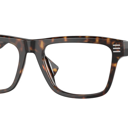 Burberry BE2387 Square Eyeglasses  3002-Dark Havana 55-150-18 - Color Map Brown