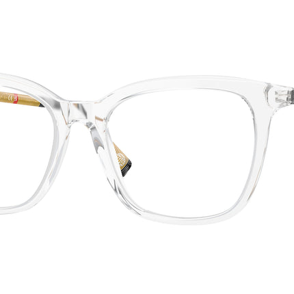 Burberry BE2390 Square Eyeglasses  3889-Transparent 52-140-17 - Color Map Transparent