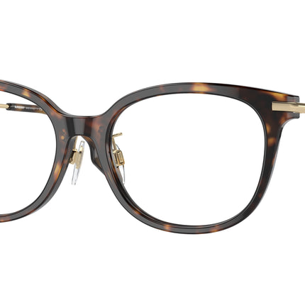Burberry BE2391F Square Eyeglasses  3002-Dark Havana 53-140-17 - Color Map Brown