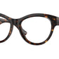 Burberry BE2404 Round Eyeglasses  3002-Dark Havana 53-140-17 - Color Map Brown