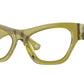 Burberry BE2405U Cat Eye Eyeglasses  4118-Green 53-135-18 - Color Map Green