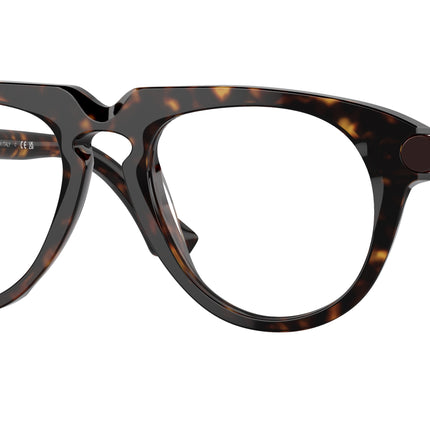 Burberry BE2408U Pilot Eyeglasses  3002-Dark Havana 53-145-20 - Color Map Brown