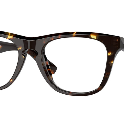 Burberry BE2409 Square Eyeglasses  4106-Dark Havana 53-145-19 - Color Map Brown