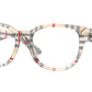 Burberry BE2410 Phantos Eyeglasses  4122-Vintage Check 53-140-17 - Color Map Brown
