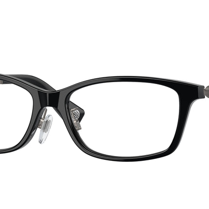 Burberry BE2414D Rectangle Eyeglasses  3001-Black 55-145-16 - Color Map Black