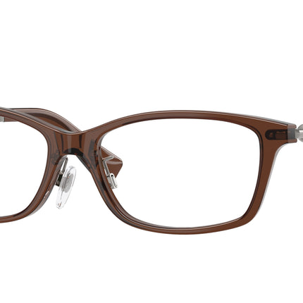 Burberry BE2414D Rectangle Eyeglasses  4245-Brown 55-145-16 - Color Map Brown