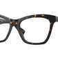 Burberry BE2416F Cat Eye Eyeglasses  4106-Dark Havana 52-140-16 - Color Map Brown