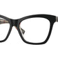 Burberry BE2416F Cat Eye Eyeglasses  4121-Top Black On Vintage Check 52-140-16 - Color Map Black