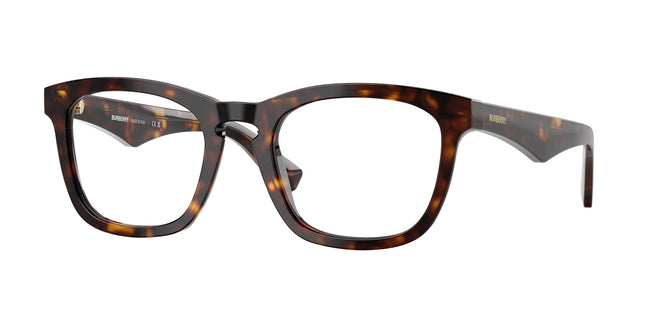 Burberry BE2417 Square Eyeglasses  3002-Dark Havana 53-145-21 - Color Map Brown