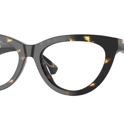 Burberry BE2418U Cat Eye Eyeglasses  4106-Yellow Havana 53-145-17 - Color Map Tortoise