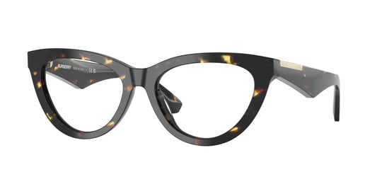Burberry BE2418U Cat Eye Eyeglasses  4106-Yellow Havana 53-145-17 - Color Map Tortoise