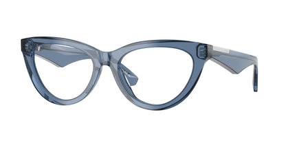 Burberry BE2418U Cat Eye Eyeglasses  4117-Blue 53-145-17 - Color Map Blue