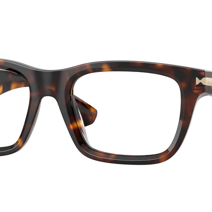 Burberry BE2419F Rectangle Eyeglasses  3002-Dark Havana 53-145-19 - Color Map Brown