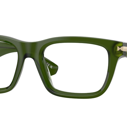 Burberry BE2419F Rectangle Eyeglasses  4148-Green 53-145-19 - Color Map Green