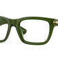 Burberry BE2419F Rectangle Eyeglasses  4148-Green 53-145-19 - Color Map Green