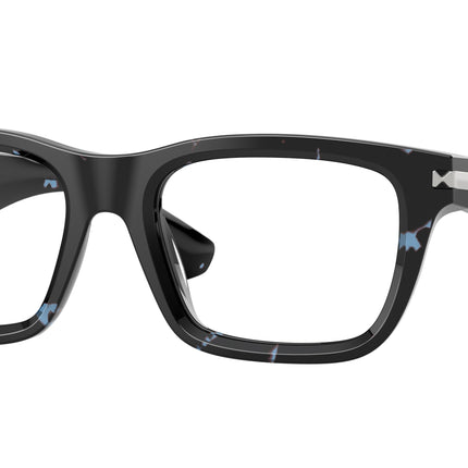 Burberry BE2419 Rectangle Eyeglasses  4111-Blue Havana 53-145-19 - Color Map Blue