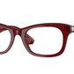 Burberry BE2422 Rectangle Eyeglasses  4128-Bordeaux 52-145-19 - Color Map Red