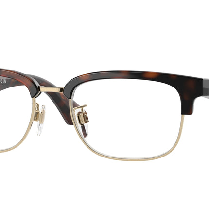 Burberry BE2424D Rectangle Eyeglasses  3002-Dark Havana 54-145-19 - Color Map Brown