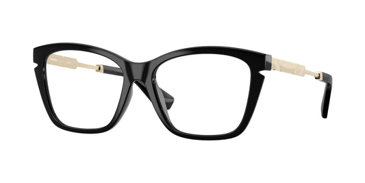 Burberry BE2427U Cat Eye Eyeglasses  3001-Black 54-140-16 - Color Map Black