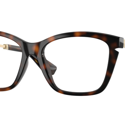 Burberry BE2427U Cat Eye Eyeglasses  3002-Dark Havana 54-140-16 - Color Map Brown