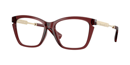 Burberry BE2427U Cat Eye Eyeglasses  4128-Bordeaux 54-140-16 - Color Map Red