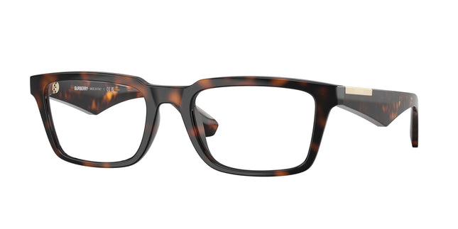 Burberry BE2428U Rectangle Eyeglasses  3002-Dark Havana 54-145-20 - Color Map Brown