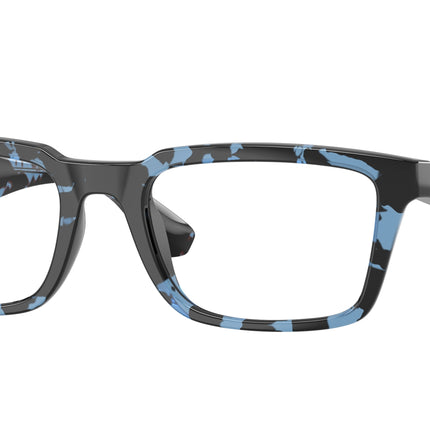 Burberry BE2428U Rectangle Eyeglasses  4111-Blue Havana 54-145-20 - Color Map Blue