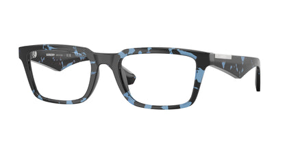 Burberry BE2428U Rectangle Eyeglasses  4111-Blue Havana 54-145-20 - Color Map Blue