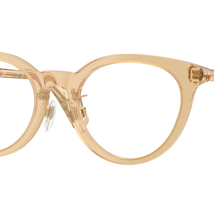 Burberry BE2429F Round Eyeglasses  4167-Beige 50-140-20 - Color Map Beige