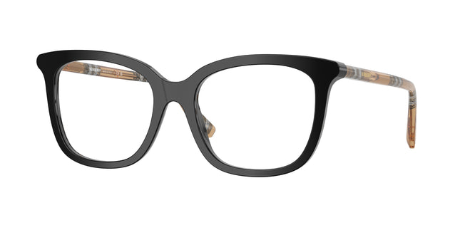 Burberry BE2430F Square Eyeglasses  4161-Black 53-140-18 - Color Map Black