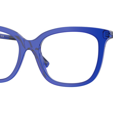 Burberry BE2430 Square Eyeglasses  4168-Blue 53-140-18 - Color Map Blue
