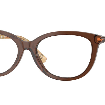 Burberry BE2431F Cat Eye Eyeglasses  4178-Brown 52-140-17 - Color Map Brown