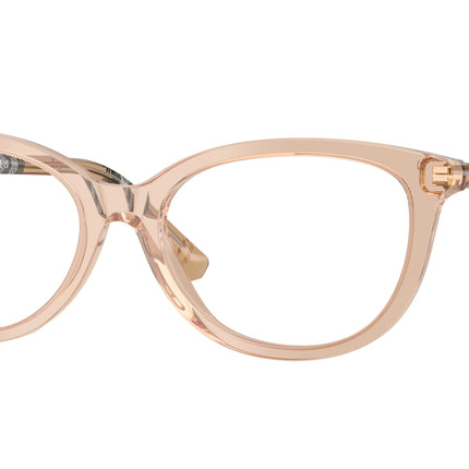 Burberry BE2431F Cat Eye Eyeglasses  4179-Rose 52-140-17 - Color Map Pink
