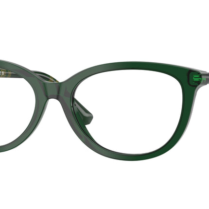 Burberry BE2431 Cat Eye Eyeglasses  4162-Green 54-140-17 - Color Map Green