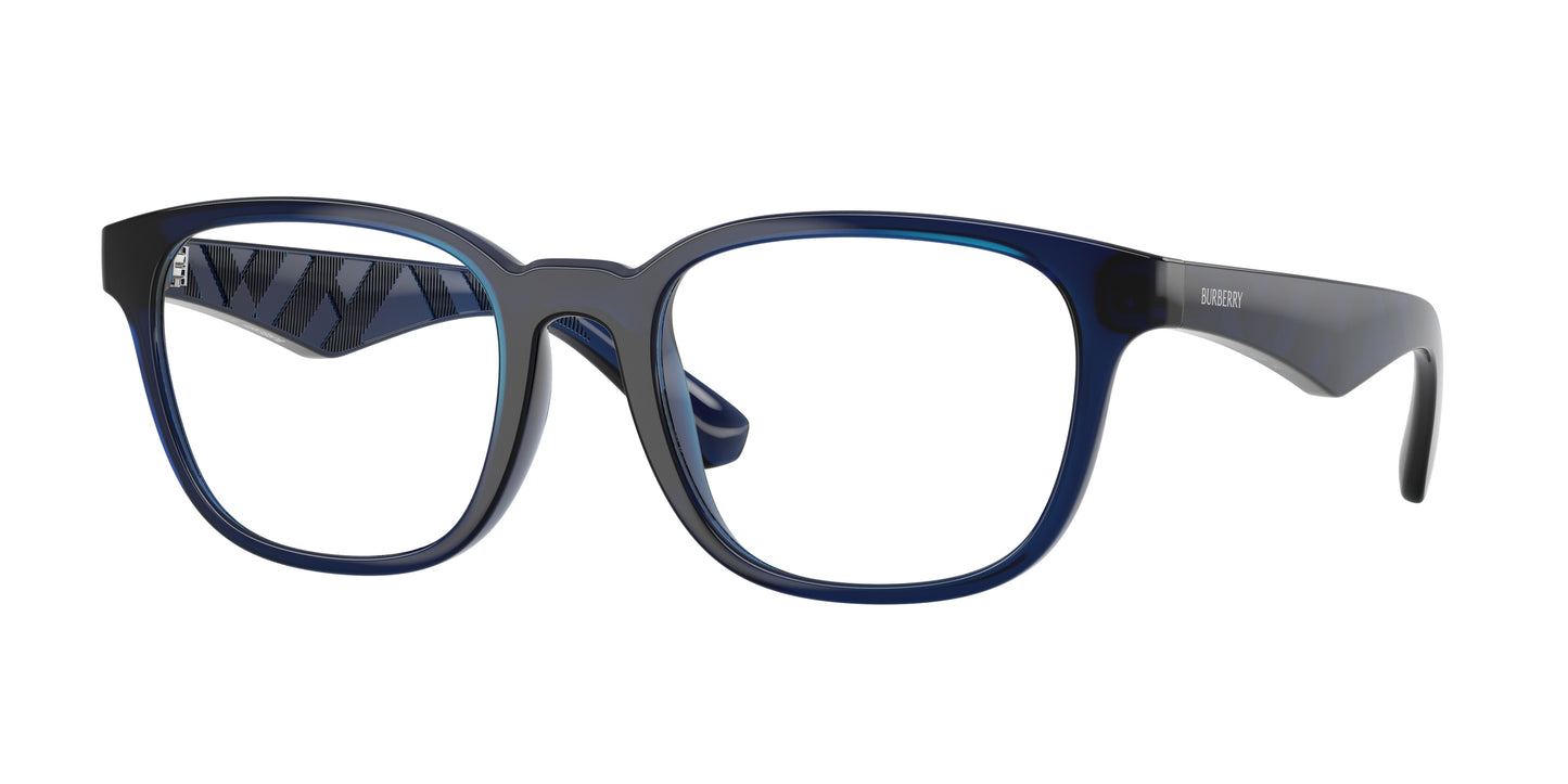 Burberry BE2433U Square Eyeglasses  4110-Blue 54-145-20 - Color Map Blue